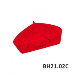 Beret with embroidery BH21.02C